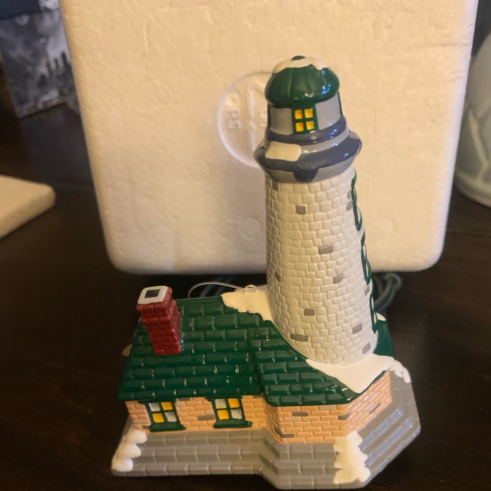 Dept 56 Snow Village lighthouse ornament